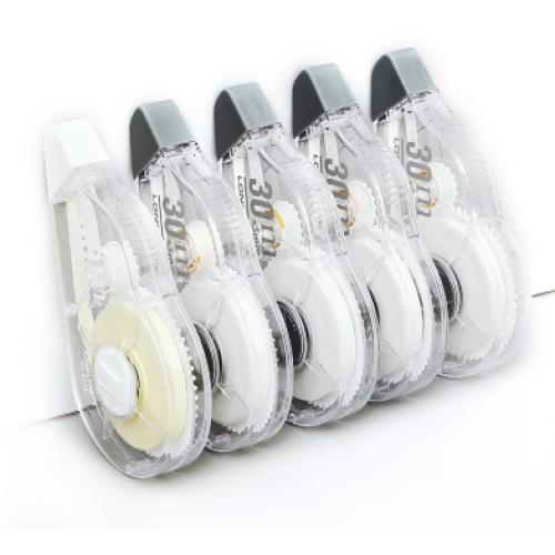 得力deli33483大容量套装修正带学生修改带办公用品修正带套装5个装