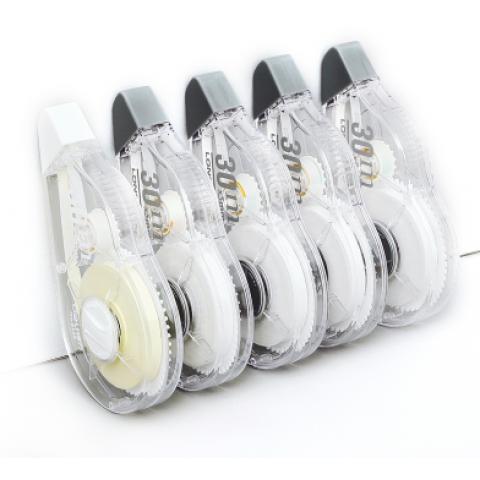 得力deli33483大容量套装修正带学生修改带办公用品修正...