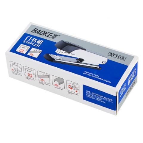 品质耐用订书机 可订透25张80G复印纸张 办公桌面文具订书...
